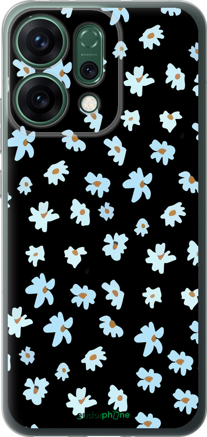 Силиконовый чехол Цветочный для Oppo RENO14 5G - 4900u-4058 изображение 