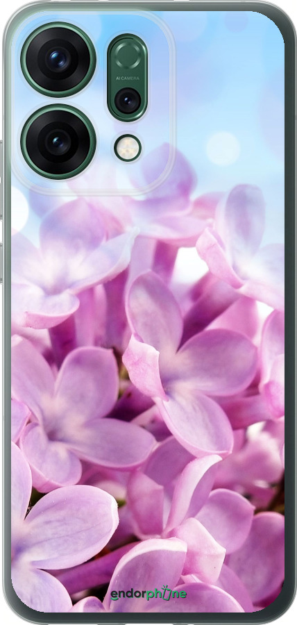 Силиконовый чехол Сирень для Oppo RENO14 5G - 527u-4058 изображение 