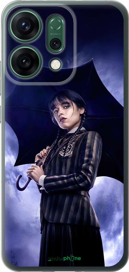 Силиконовый чехол Wednesday v2 для Oppo RENO14 5G - 5516u-4058 изображение 