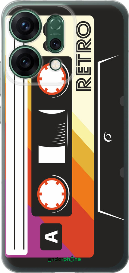 Силиконовый чехол Кассета с90 v4 для Oppo RENO14 5G - 5532u-4058 изображение 