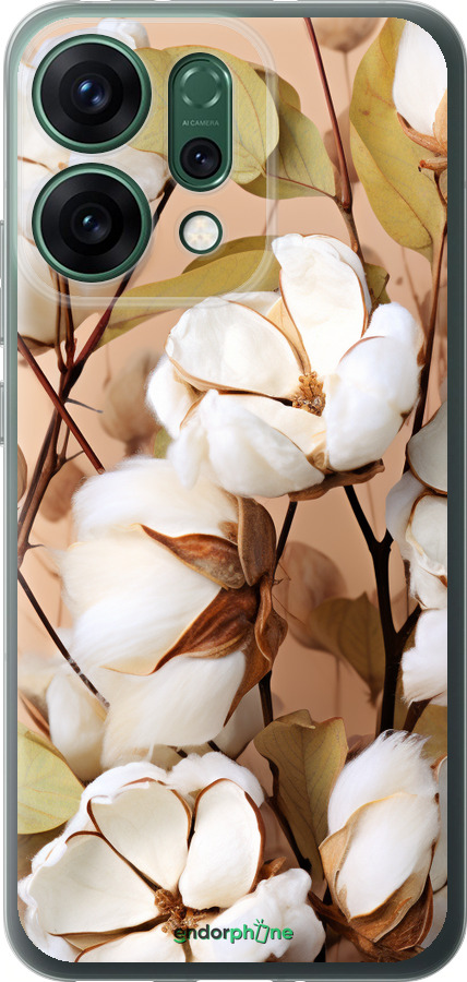 Силиконовый чехол Хлопок для Oppo RENO14 5G - 5665u-4058 изображение 