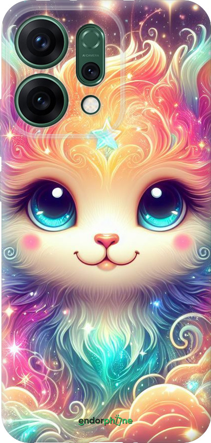 Силіконовий чехол Казкове кошеня для Oppo RENO14 5G - 5813u-4058 изображение 