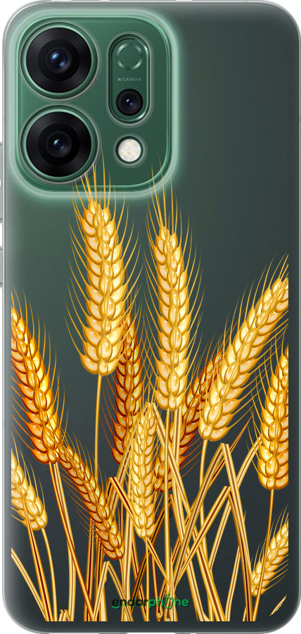Силиконовый чехол Колоски пшеници для Oppo RENO14 5G - 5866u-4058 изображение 