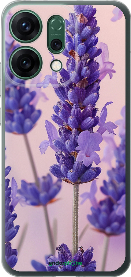 Силиконовый чехол Лаванда для Oppo RENO14 5G - 6037u-4058 изображение 