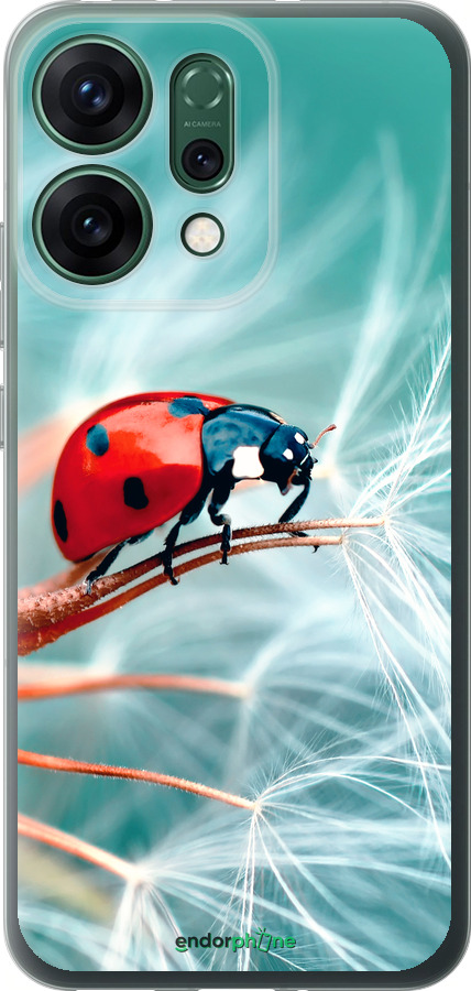 Силиконовый чехол Божья коровка для Oppo RENO14 5G - 6049u-4058 изображение 