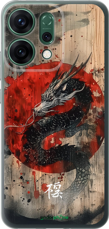 Силиконовый чехол Восточный дух для Oppo RENO14 5G - 6100u-4058 изображение 