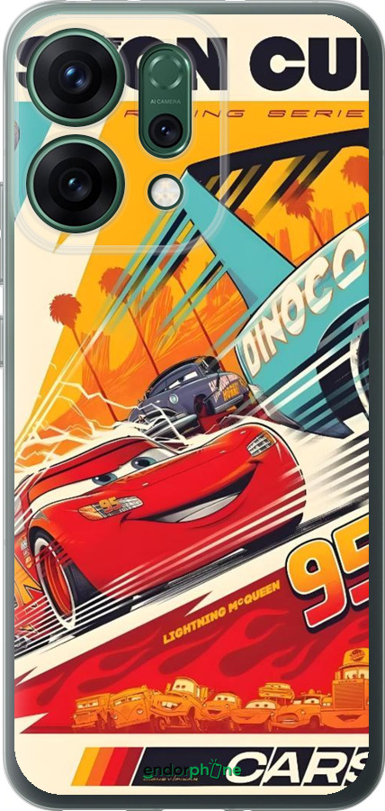 Силиконовый чехол Тачки для Oppo RENO14 5G - 6288u-4058 изображение 