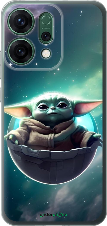 Силіконовий чехол Малышь йода для Oppo RENO14 5G - 6294u-4058 изображение 