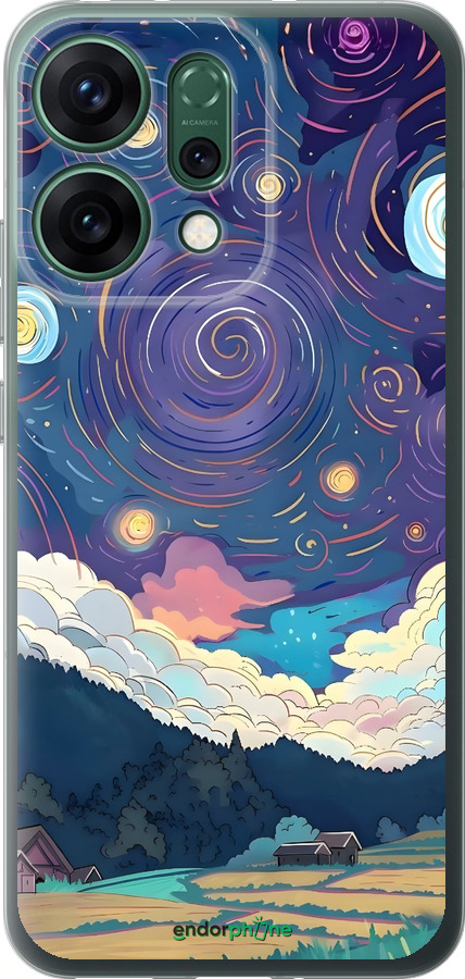 Силіконовий чехол Креативний арт для Oppo RENO14 5G - 6322u-4058 изображение 