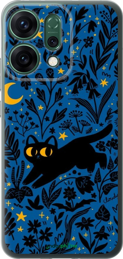 Силиконовый чехол Летняя ночь для Oppo RENO14 5G - 6472u-4058 изображение 