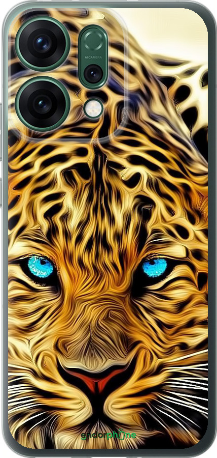 Силиконовый чехол Леопард для Oppo RENO14 5G - 6611u-4058 изображение 