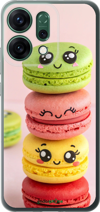 Силиконовый чехол Печенье для Oppo RENO14 5G - 6693u-4058 изображение 