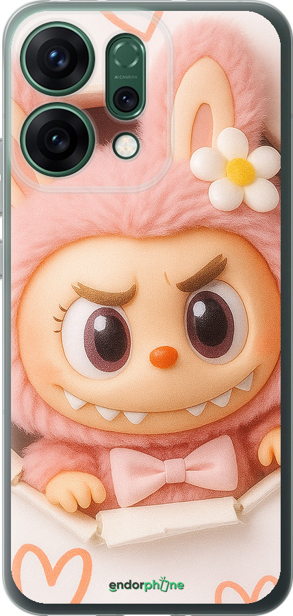 Силиконовый чехол Лабубу 2 для Oppo RENO14 5G - 6710u-4058 изображение 