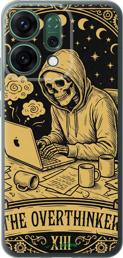 Силиконовый чехол The Overthinker для Oppo RENO14 5G - 6774u-4058 изображение 