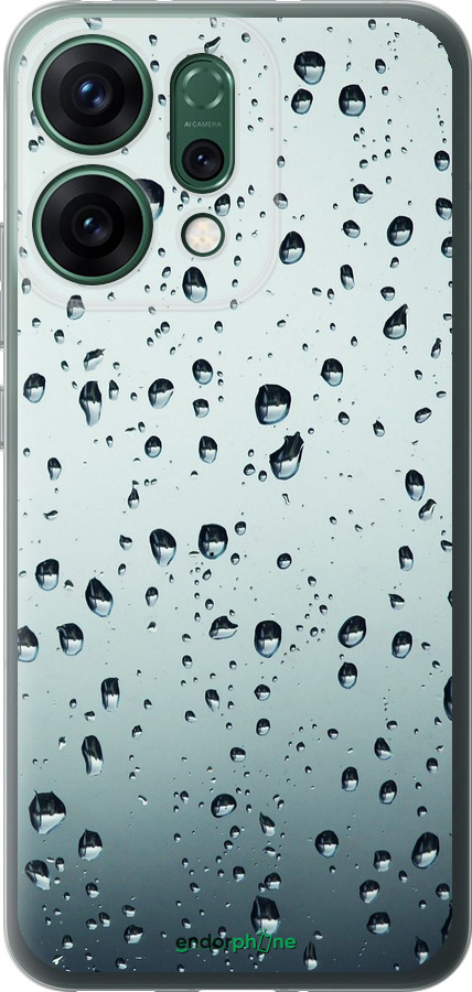 Силиконовый чехол Стекло в каплях для Oppo RENO14 5G - 848u-4058 изображение 