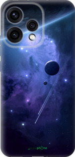 Силиконовый чехол Планеты в синем космосе для Oppo RENO15 5G - 171u-4201 изображение 
