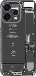 Силиконовый чехол Детали смартфона для Oppo RENO15 5G - 5487u-4201 изображение 