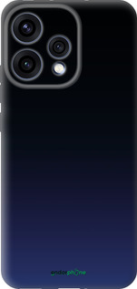 Силиконовый чехол Градиент в тёмно - синем стиле для Oppo RENO15 5G - 6542u-4201 изображение 