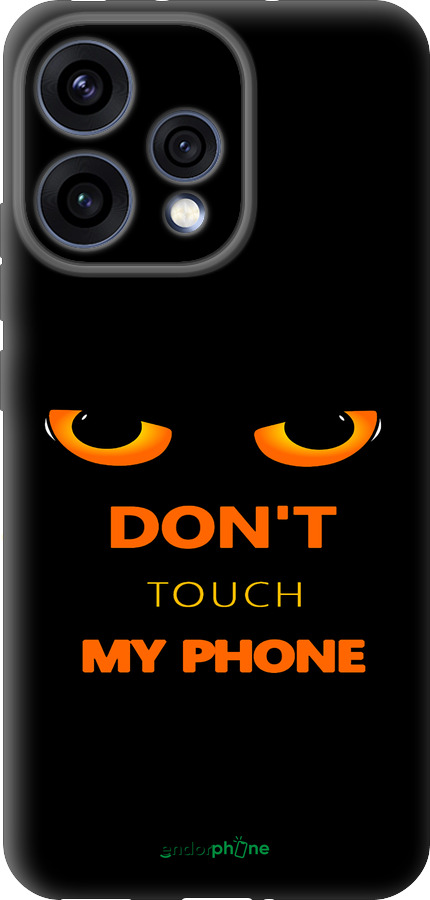 Силиконовый чехол Don't touch the phone для Oppo RENO15 5G - 4261u-4201 изображение 