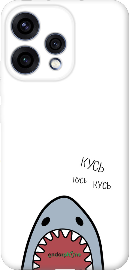 Силиконовый чехол Акула для Oppo RENO15 5G - 4870u-4201 изображение 