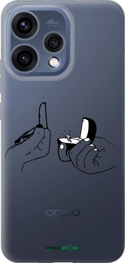 Силіконовий чехол Пропозиція для Oppo RENO15 5G - 4898u-4201 изображение 
