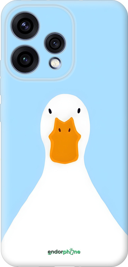 Силіконовий чехол Гусак для Oppo RENO15 5G - 6350u-4201 изображение 