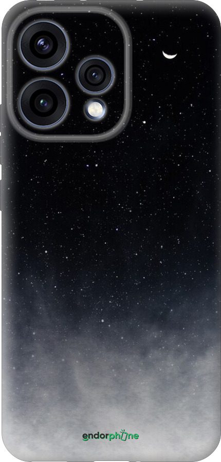Силиконовый чехол Сині хмари, Синій місяць для Oppo RENO15 5G - 6396u-4201 изображение 