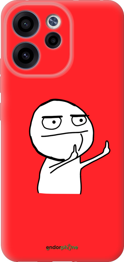 Силиконовый чехол Мем для Oppo RENO15 F 5G - 4578u-4199 изображение 