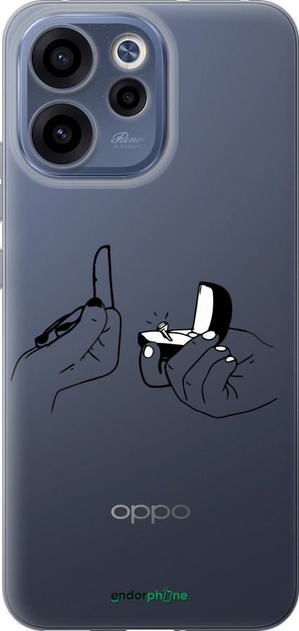 Силиконовый чехол Предложение для Oppo RENO15 F 5G - 4898u-4199 изображение 