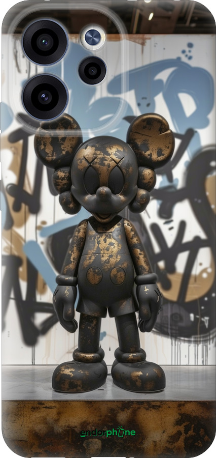 Силиконовый чехол Bronze kaws v2 для Oppo RENO15 F 5G - 6098u-4199 изображение 