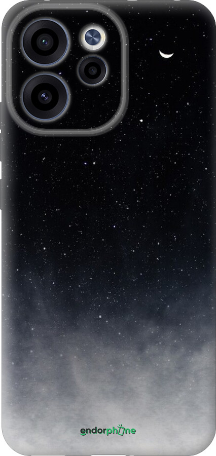 Силиконовый чехол Сині хмари, Синій місяць для Oppo RENO15 F 5G - 6396u-4199 изображение 