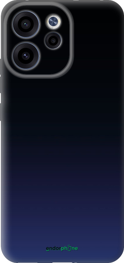 Силиконовый чехол Градиент в тёмно - синем стиле для Oppo RENO15 F 5G - 6542u-4199 изображение 