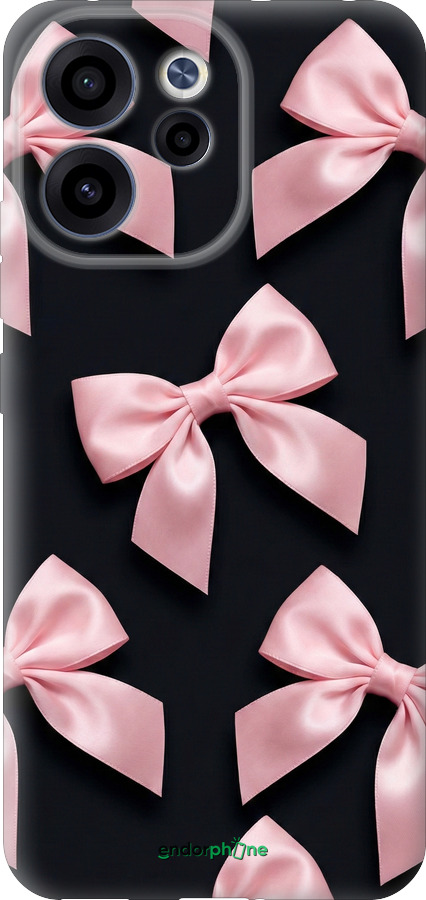 Силіконовий чехол Coquette Ribbons Dark Coquette для Oppo RENO15 F 5G - 6767u-4199 изображение 