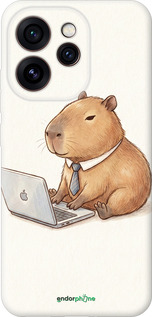 Силиконовый чехол Funny Capybara CEO Working для Oppo Reno15 Pro 5G - 6777u-4225 изображение 