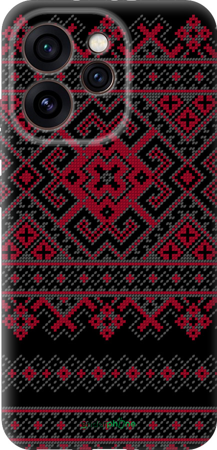 Силиконовый чехол Вышиванка 52 для Oppo Reno15 Pro 5G - 1763u-4225 изображение 