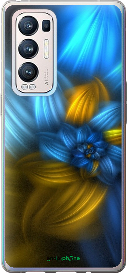 

Силіконовий чохол "Візерунок 46" для Oppo Reno5 Pro Plus, Синій