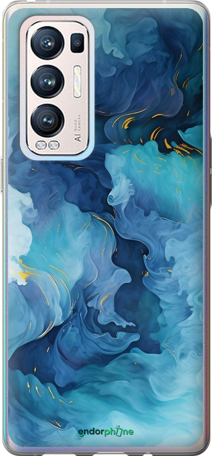 Силіконовий чехол Акварель для Oppo Reno5 Pro Plus - 6320u-2243 изображение 