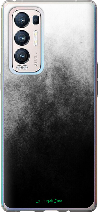 Силиконовый чехол Абстрактная композиция в серых тонах для Oppo Reno5 Pro Plus - 6477u-2243 изображение 