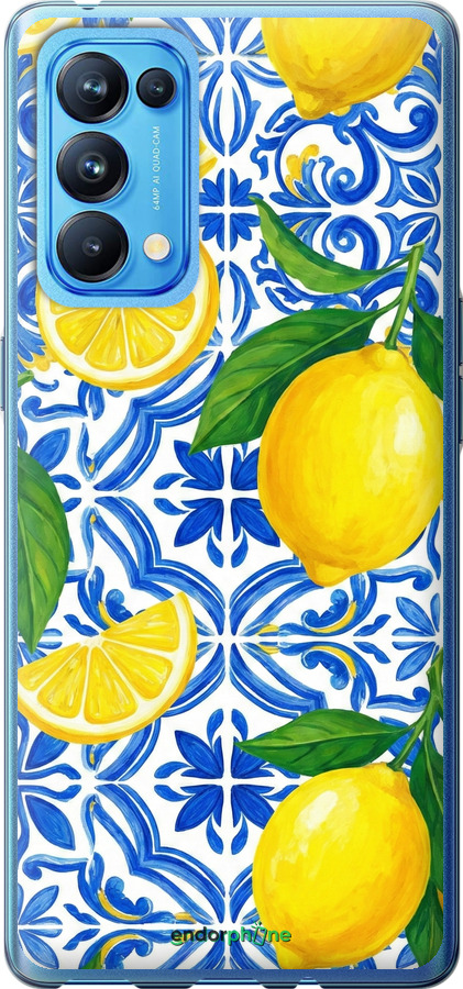 Силиконовый чехол Grocery Girl Italian Summer для Oppo Reno5 Pro - 6766u-2239 изображение 