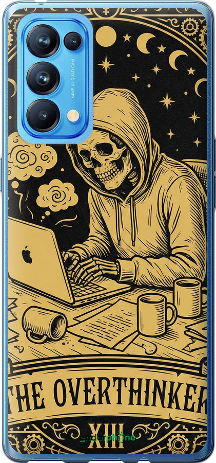 Силіконовий чехол The Overthinker для Oppo Reno5 Pro - 6774u-2239 изображение 