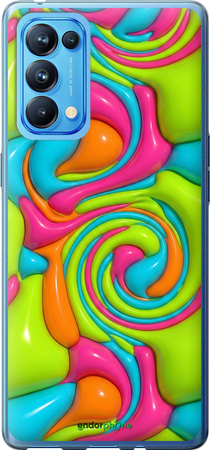 Силиконовый чехол Y2K Jelly Dream для Oppo Reno5 Pro - 6780u-2239 изображение 