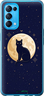 Силиконовый чехол 'Cute Cat Celestial/Witchy' для Oppo Find X3 Lite изображение 3