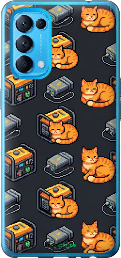 Силиконовый чехол Autonomous Zone для Oppo Find X3 Lite - 6771u-2299 изображение 