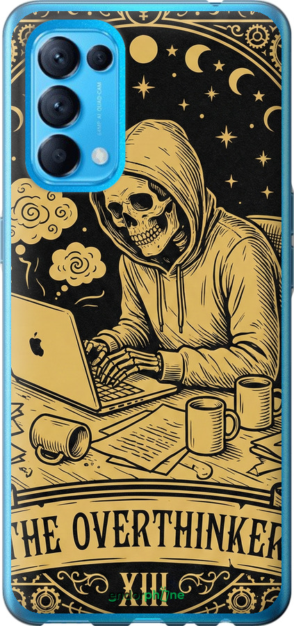 Силіконовий чехол The Overthinker для Oppo Reno5 - 6774u-2206 изображение 
