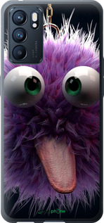 Силіконовий чехол Пухнастик для Oppo Reno6 5G - 6017u-2651 изображение 