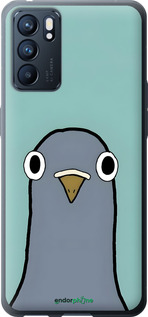 Силіконовий чехол Голубь для Oppo Reno6 5G - 6388u-2651 изображение 