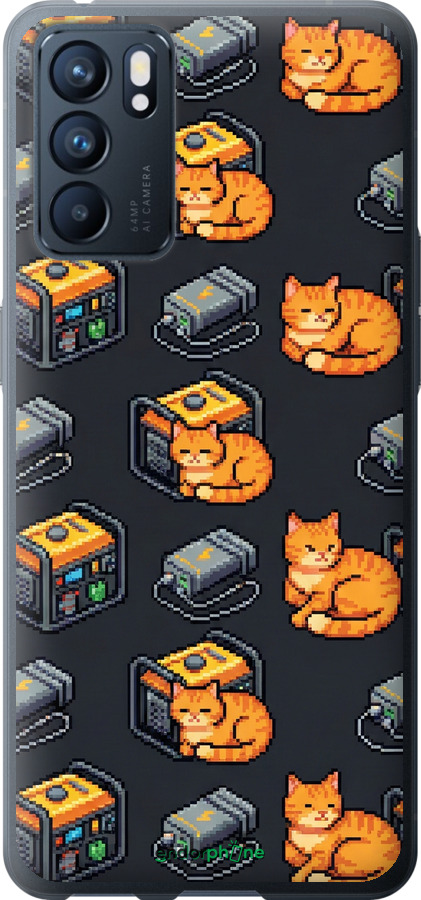 Силиконовый чехол Autonomous Zone для Oppo Reno6 5G - 6771u-2651 изображение 