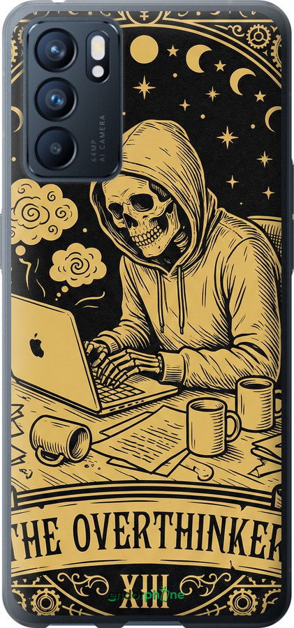 Силиконовый чехол The Overthinker для Oppo Reno6 5G - 6774u-2651 изображение 