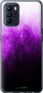 Силиконовый чехол Абстрактная композиция в фиолетовых тонах для Oppo Reno6 Z - 6478u-2477 изображение 