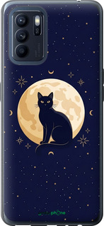 Силиконовый чехол 'Cute Cat Celestial/Witchy' для Oppo Reno6 Z изображение 3